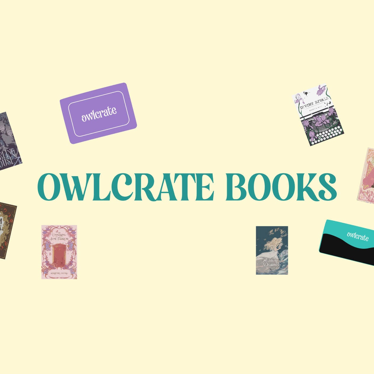 Graphic with OwlCrate Books theme