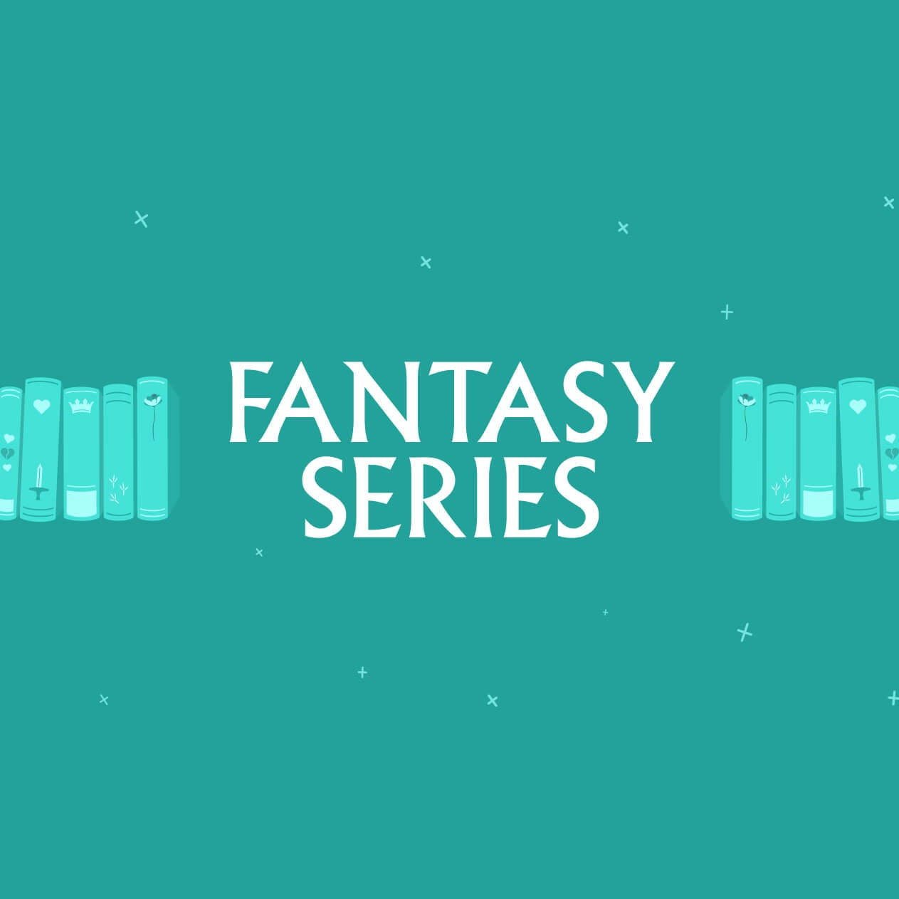 Graphic with Fantasy Series theme