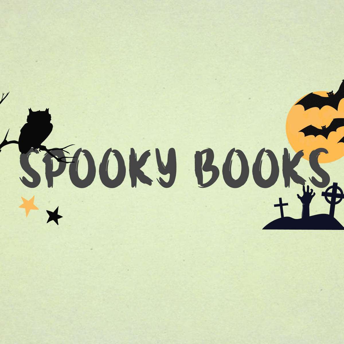 Graphic with spooky theme