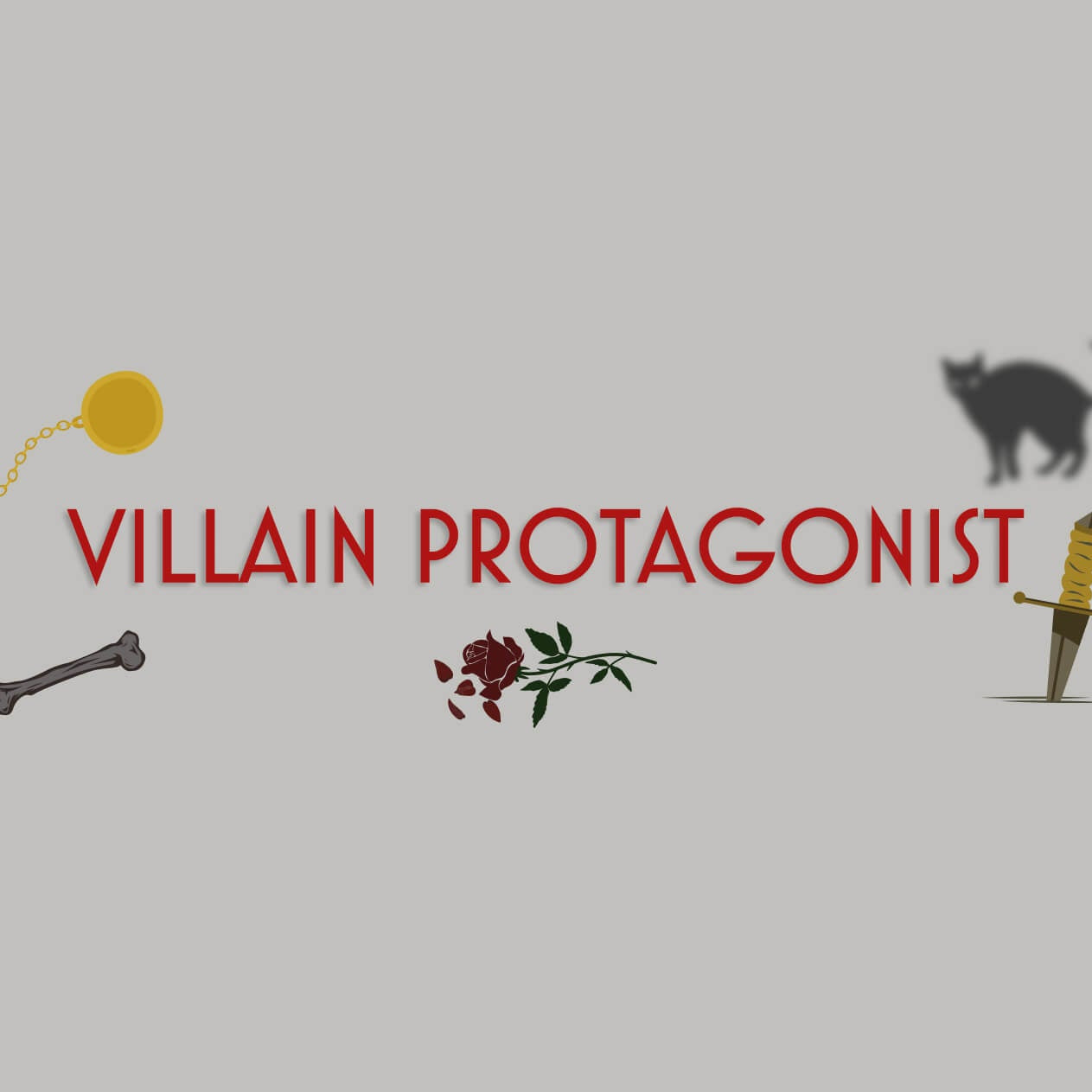 Graphic with Villains theme