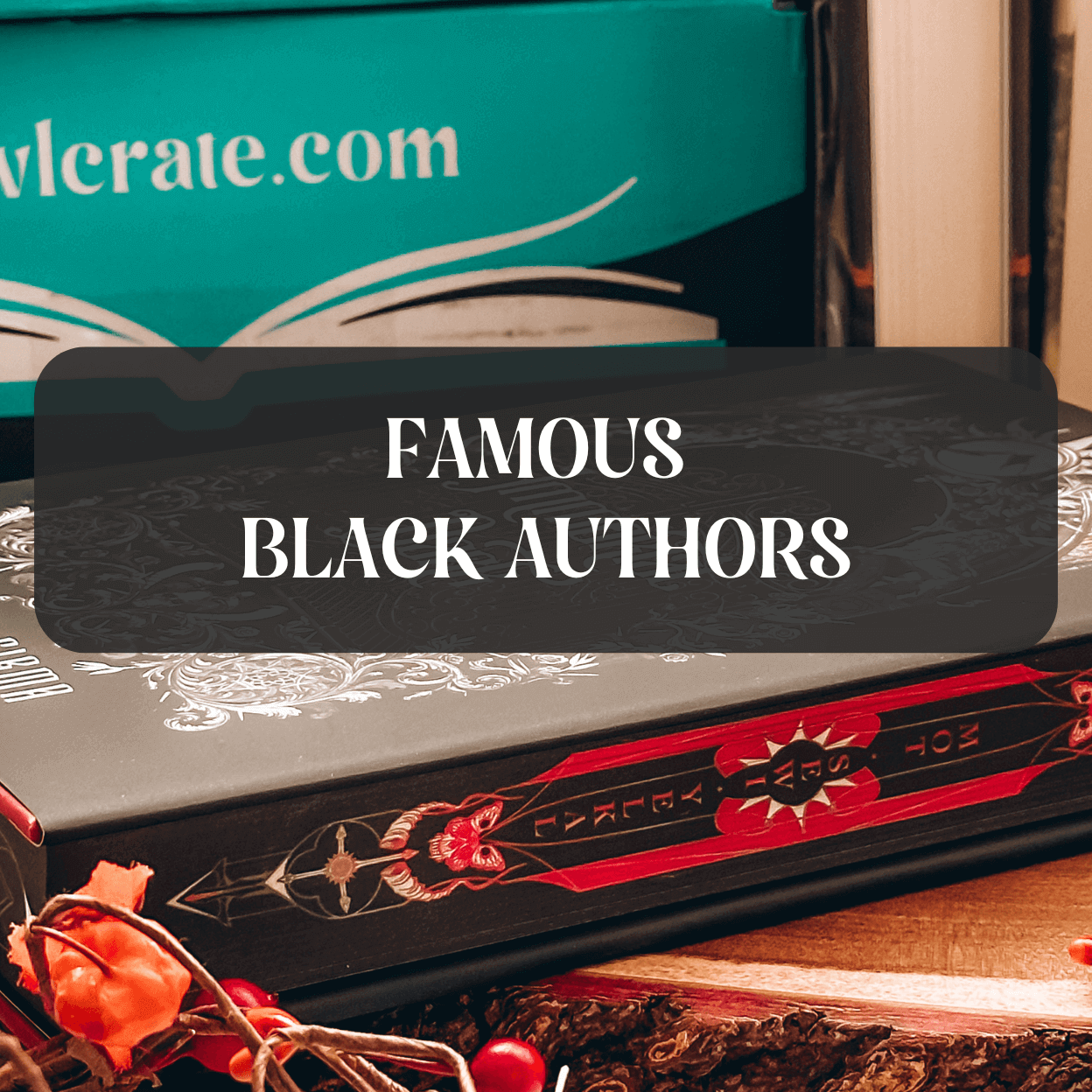 Graphic with photo of Immortal Dark book