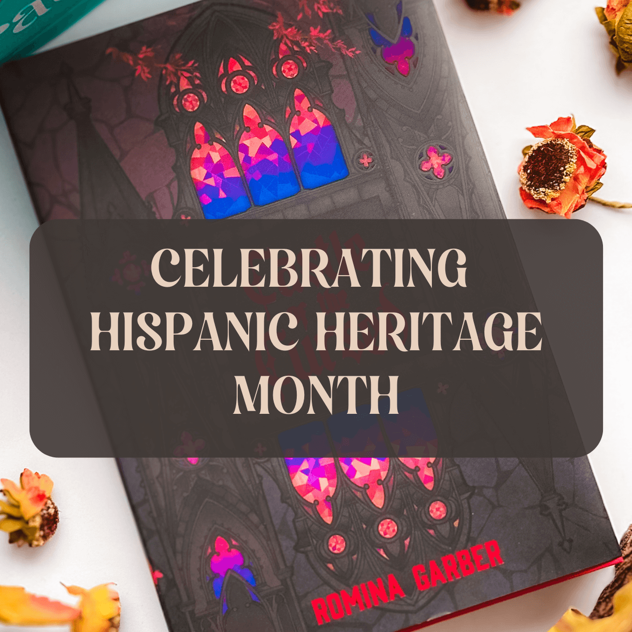 Graphic with Latinx Authors theme