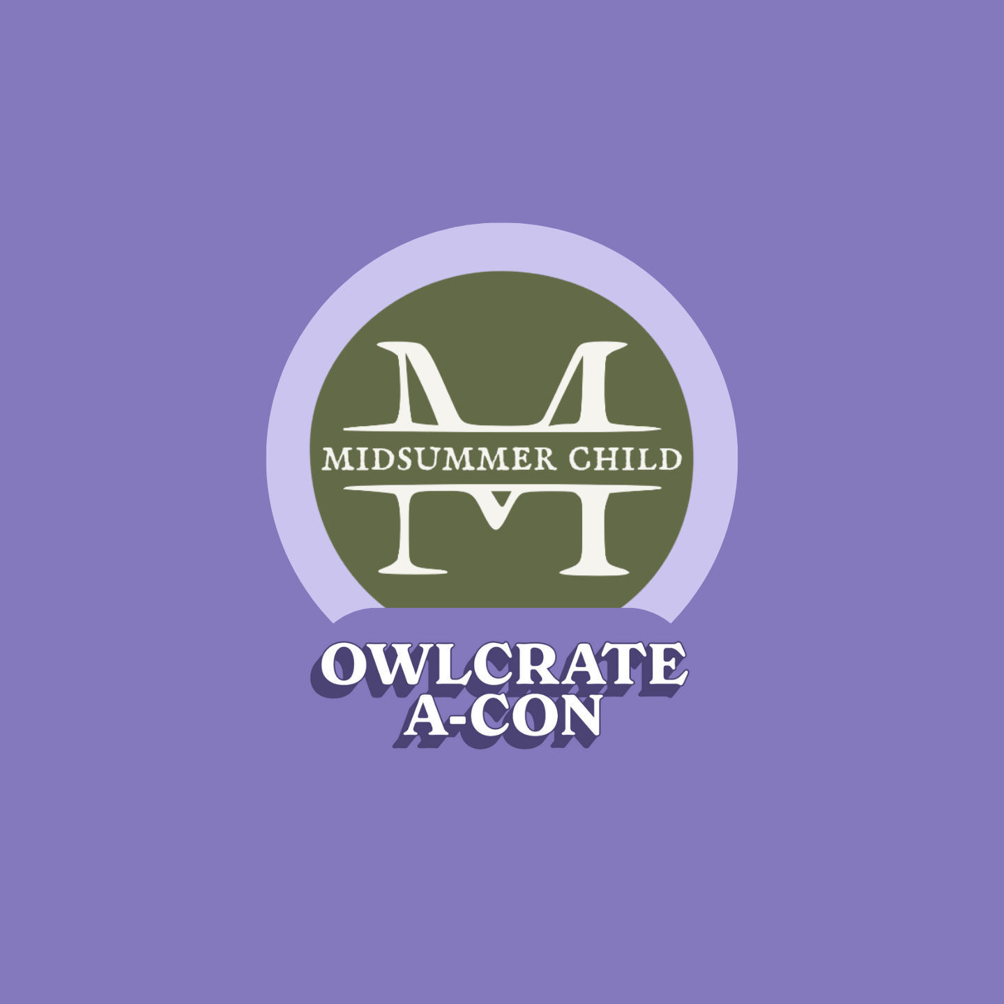 Midsummer Child logo on purple background