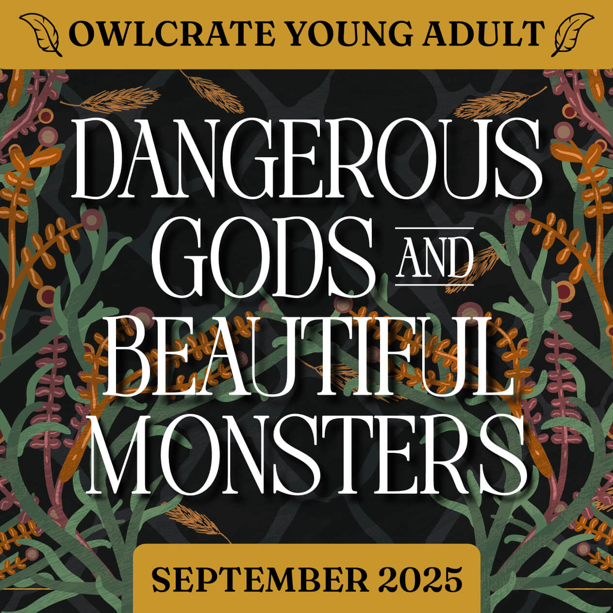 DANGEROUS GODS AND BEAUTIFUL MONSTERS OwlCrate YA theme