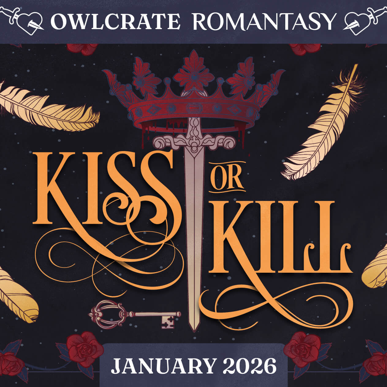 KISS OR KILL Romantasy Theme OwlCrate
