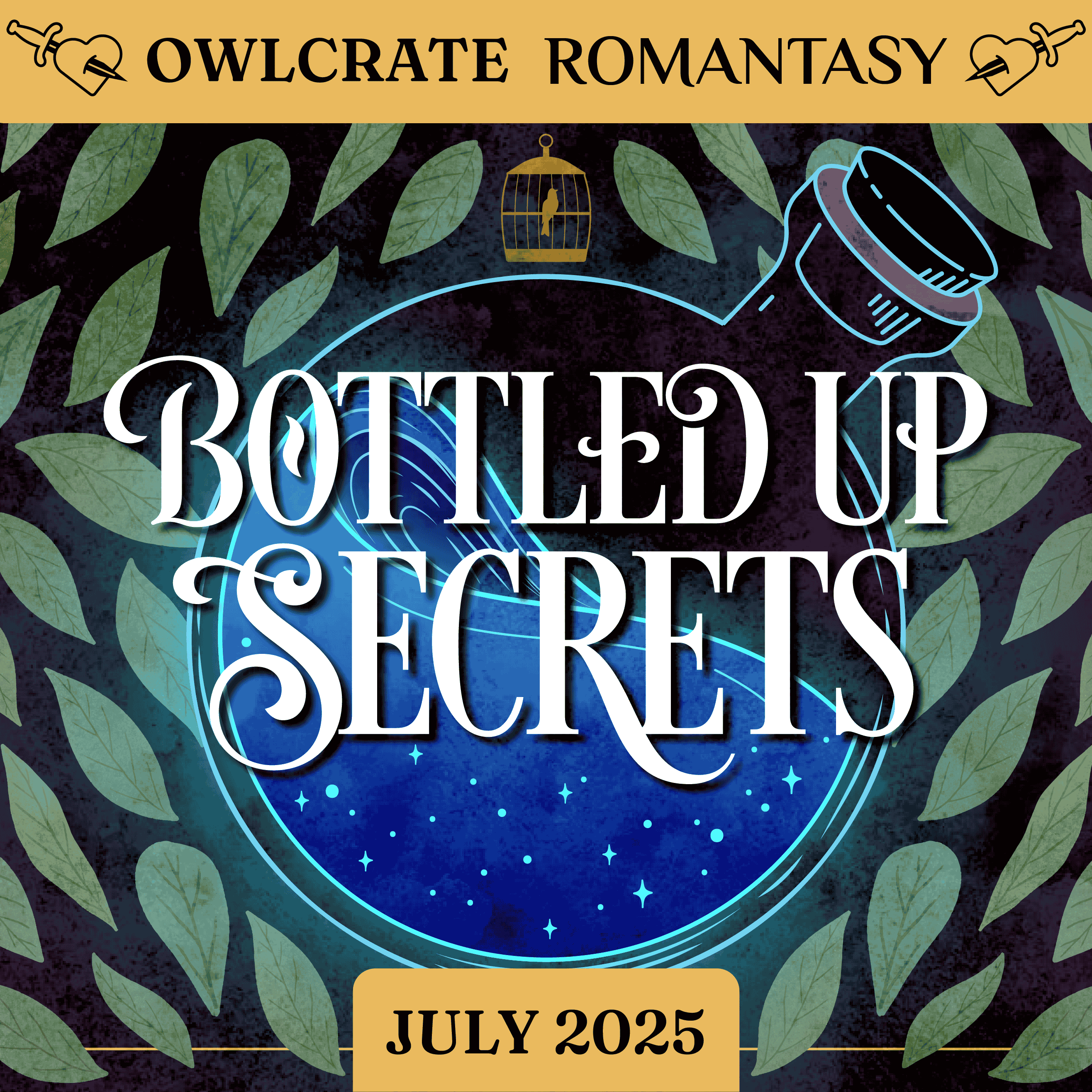BOTTLED UP SECRETS Romantasy Theme OwlCrate