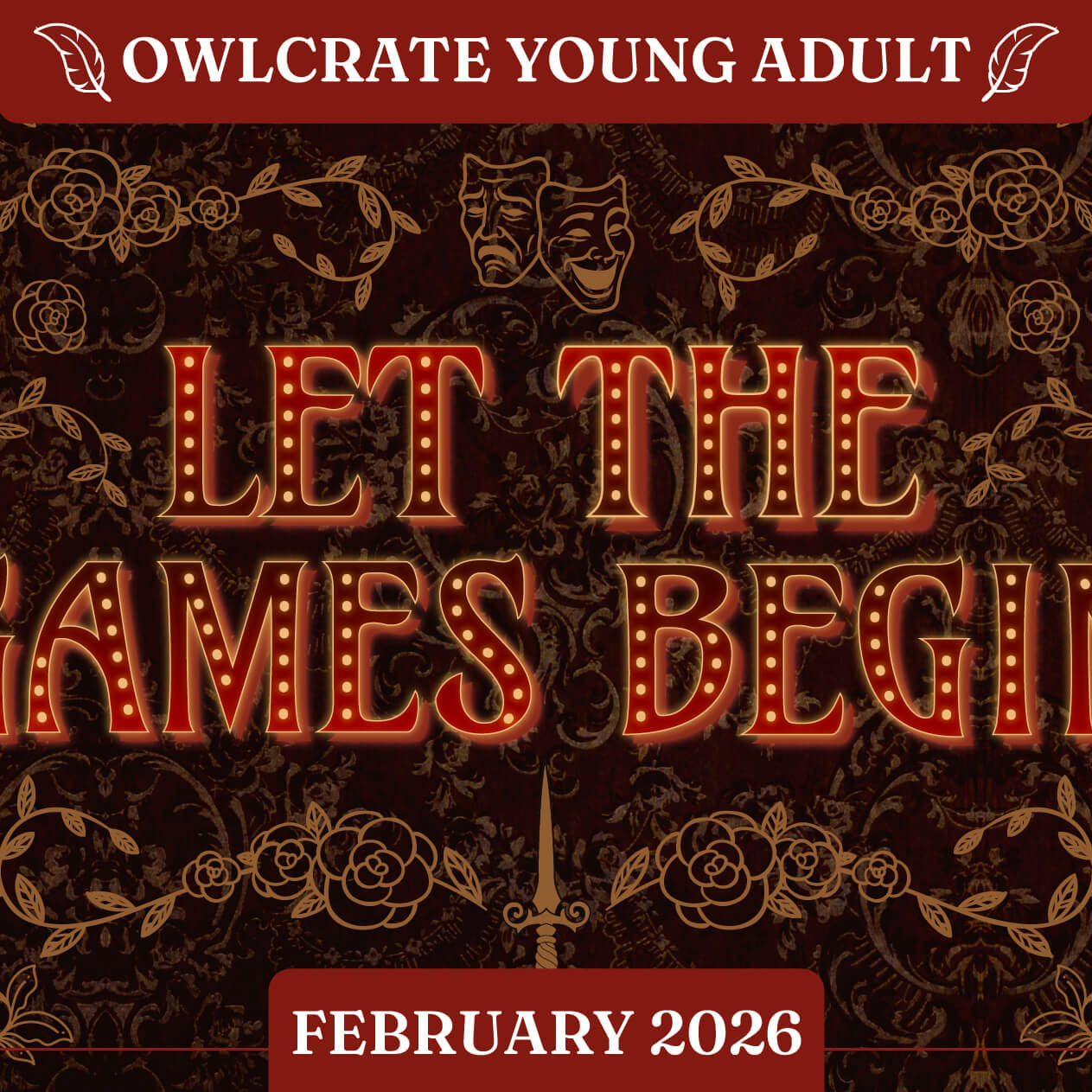 LET THE GAMES BEGIN OwlCrate YA theme