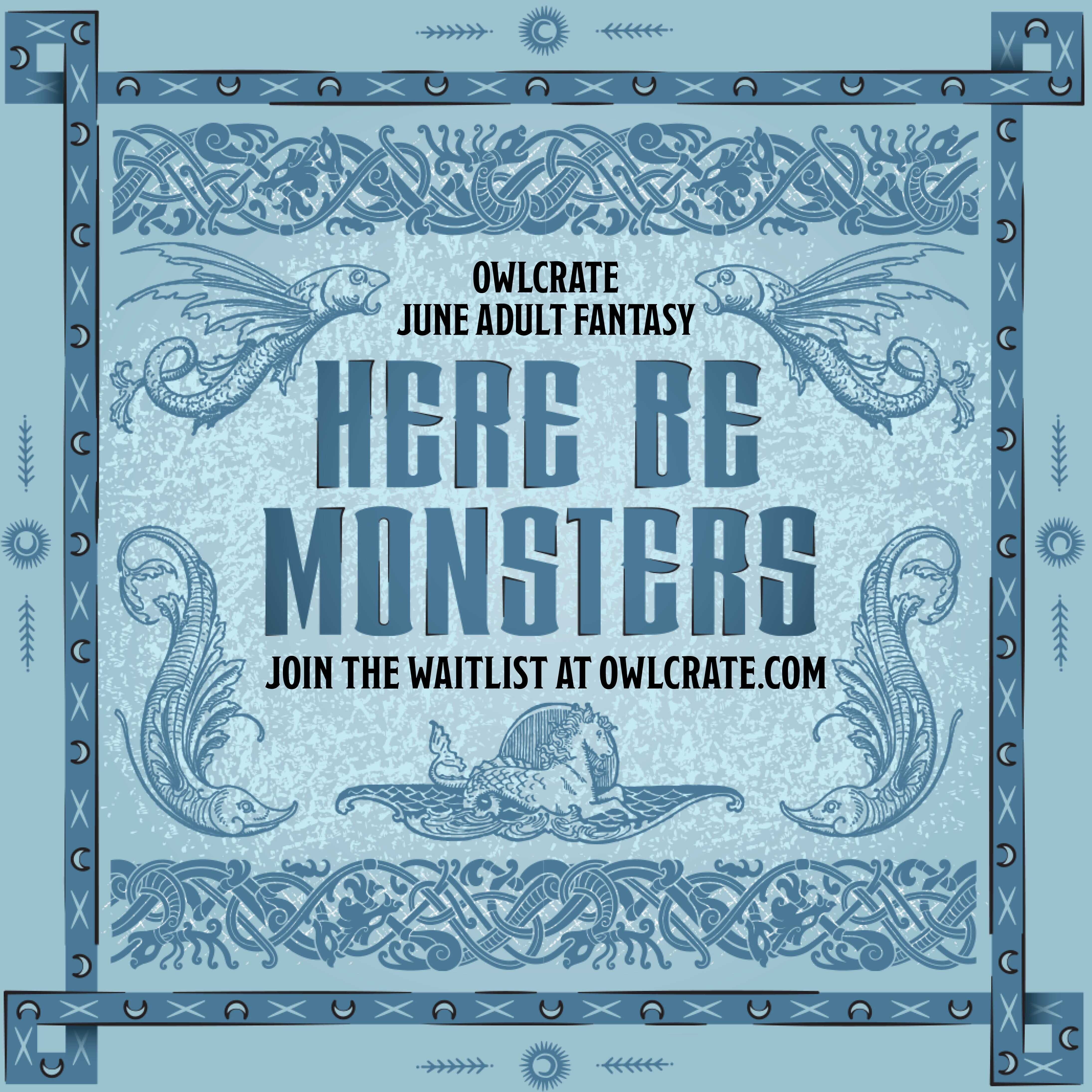 Here Be Monsters Adult Fantasy Theme