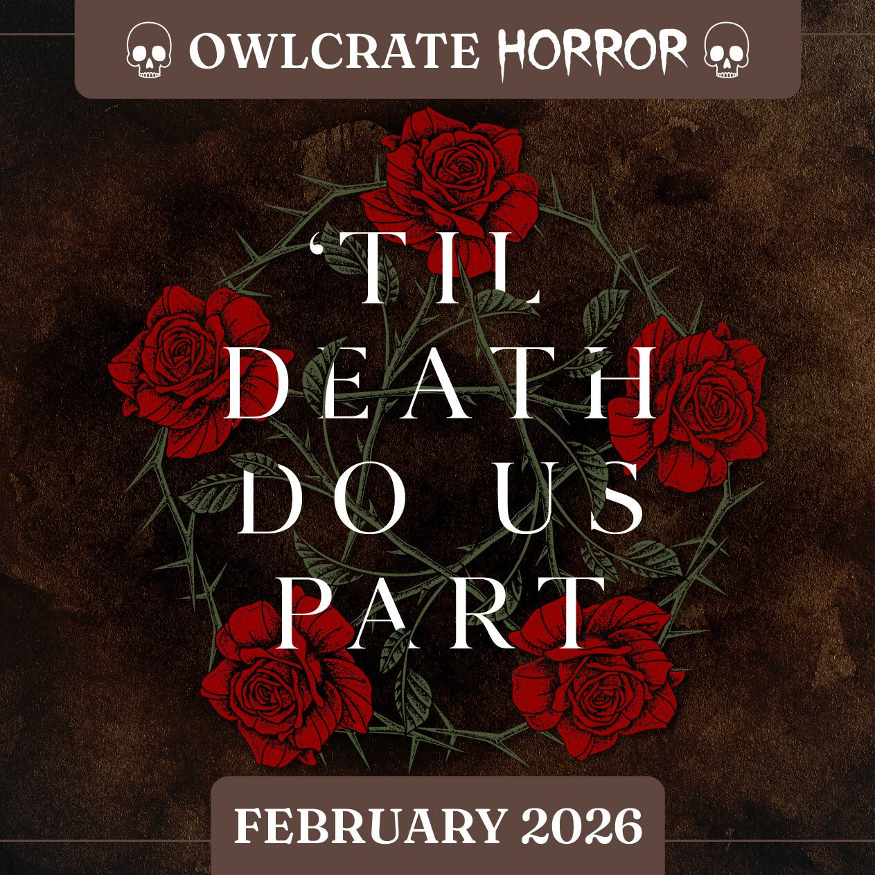 ‘TIL DEATH DO US PART Horror Theme OwlCrate