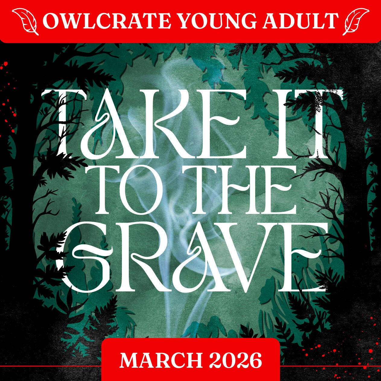 TAKE IT TO THE GRAVE OwlCrate YA theme