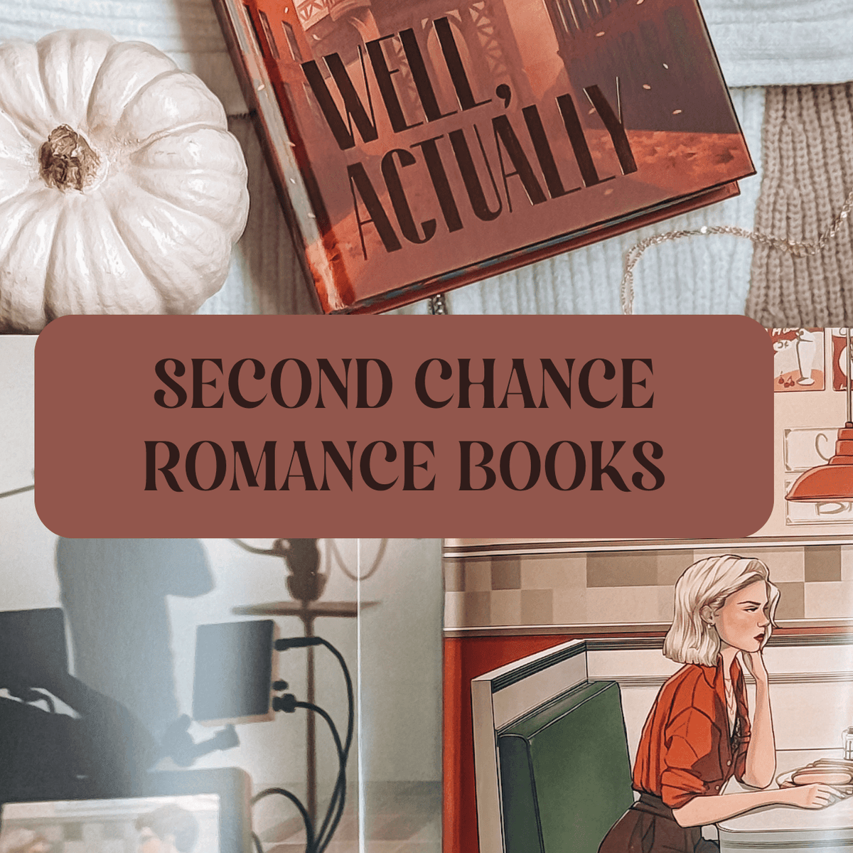 Photo of book with the text "Second Chance Romance Books"