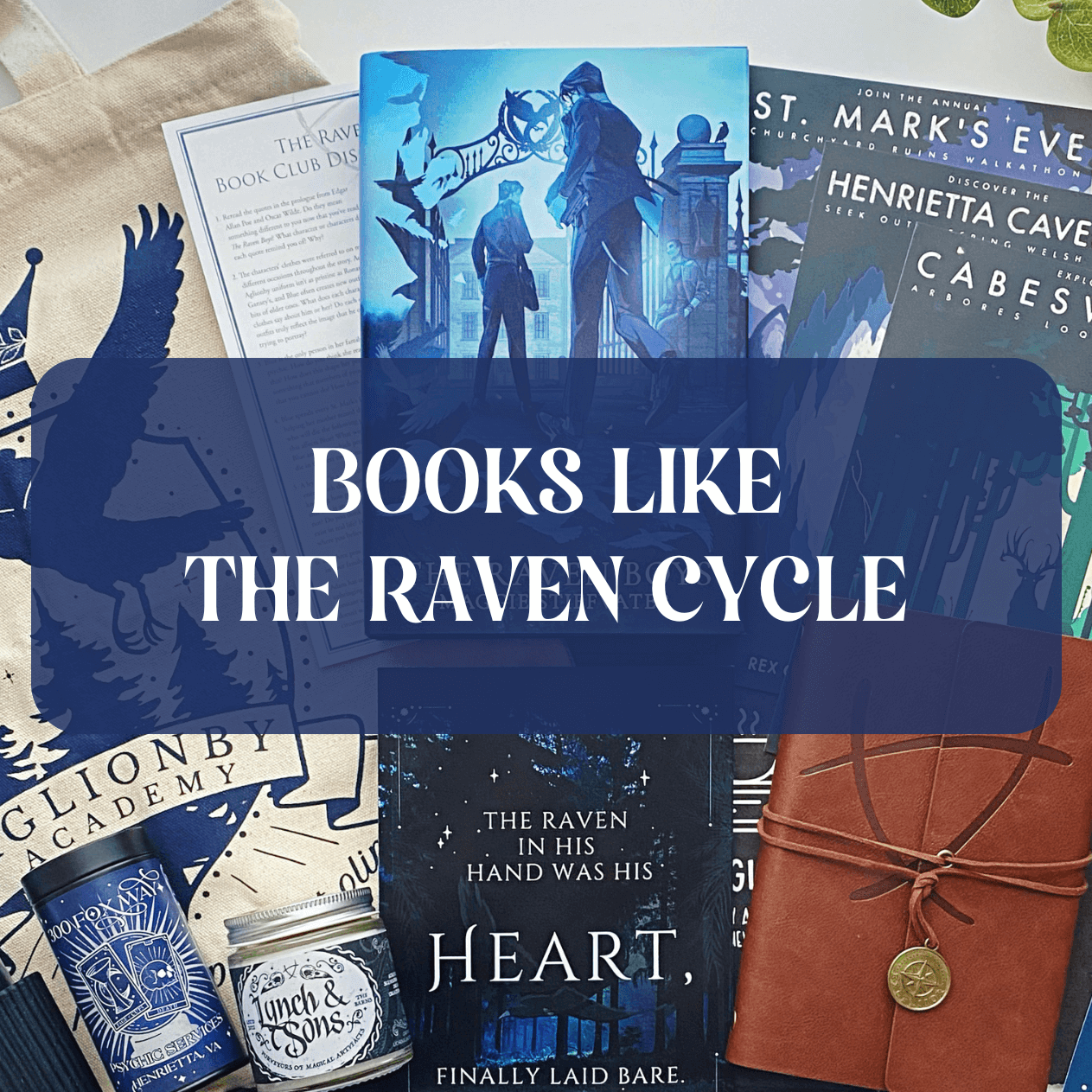 Graphic with The Raven Cycle Photo