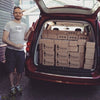 Filling the Van With Our First Shipment of OwlCrates