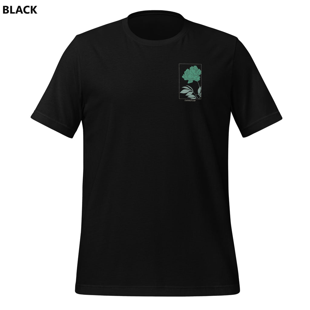 Carnation Print Short Sleeve T-Shirt main image 0