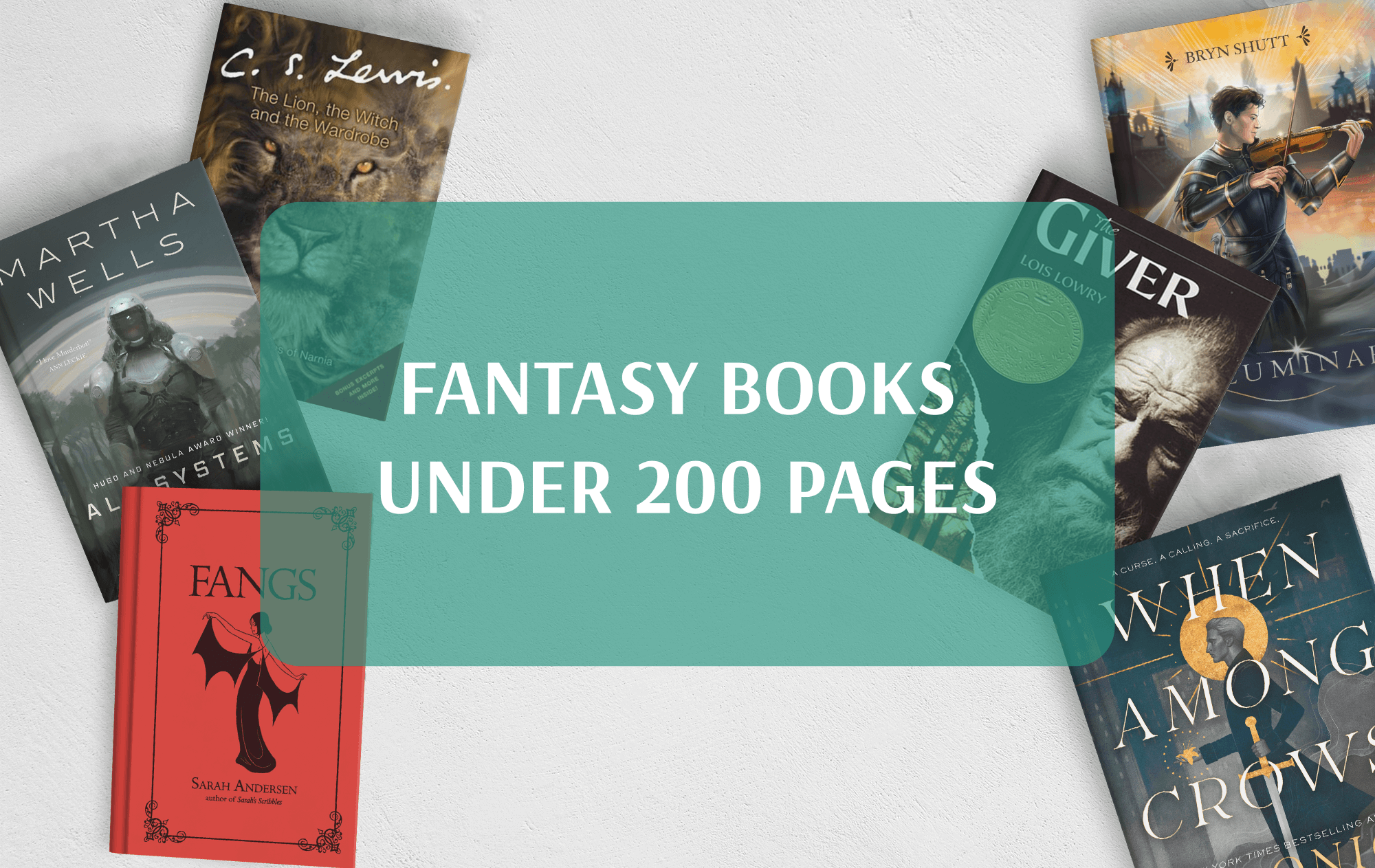Image showing 6 Fantasy books under 200 pages