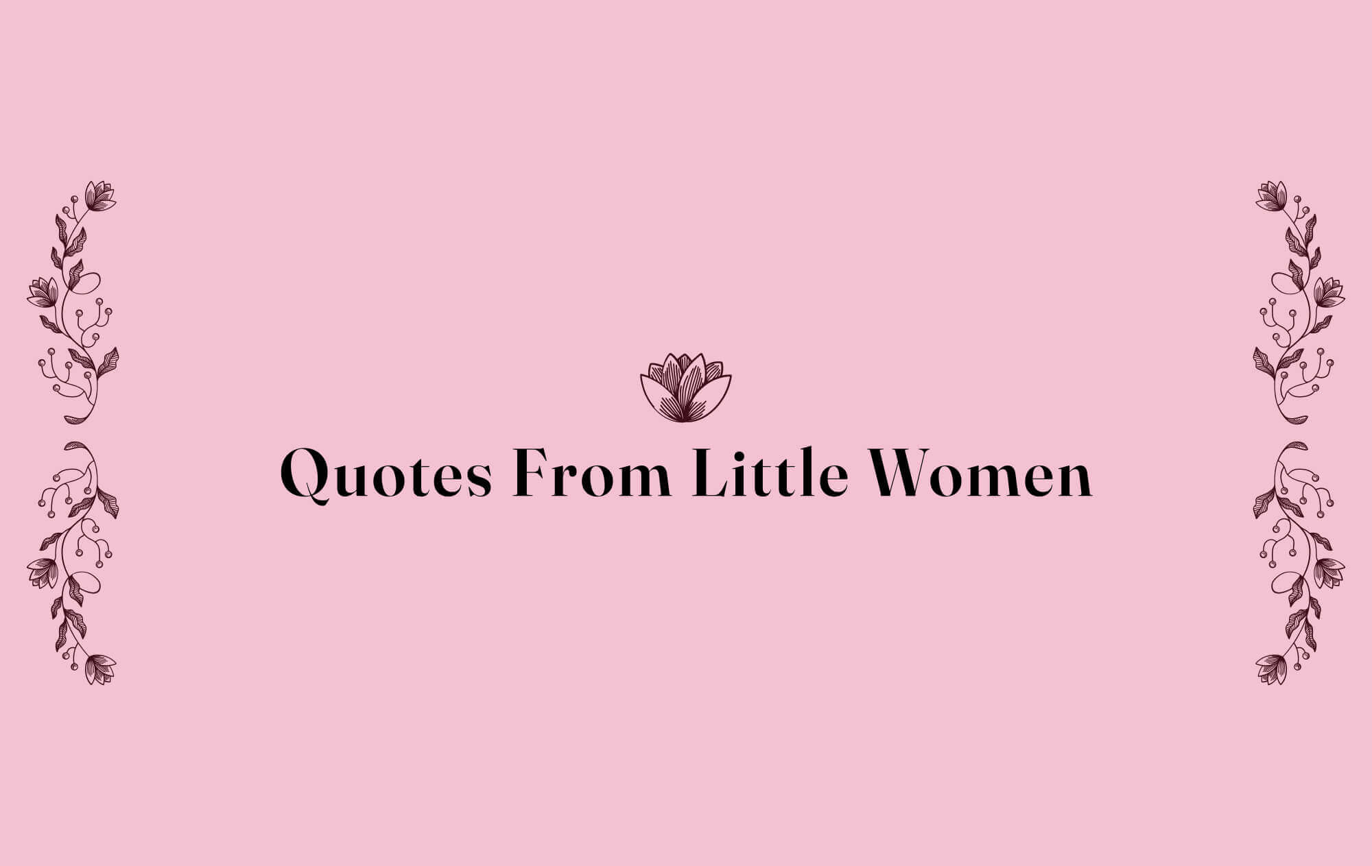 Quotes From Little Women graphic