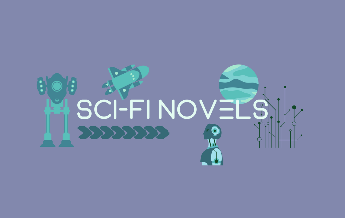 Graphic with Sci-Fi theme