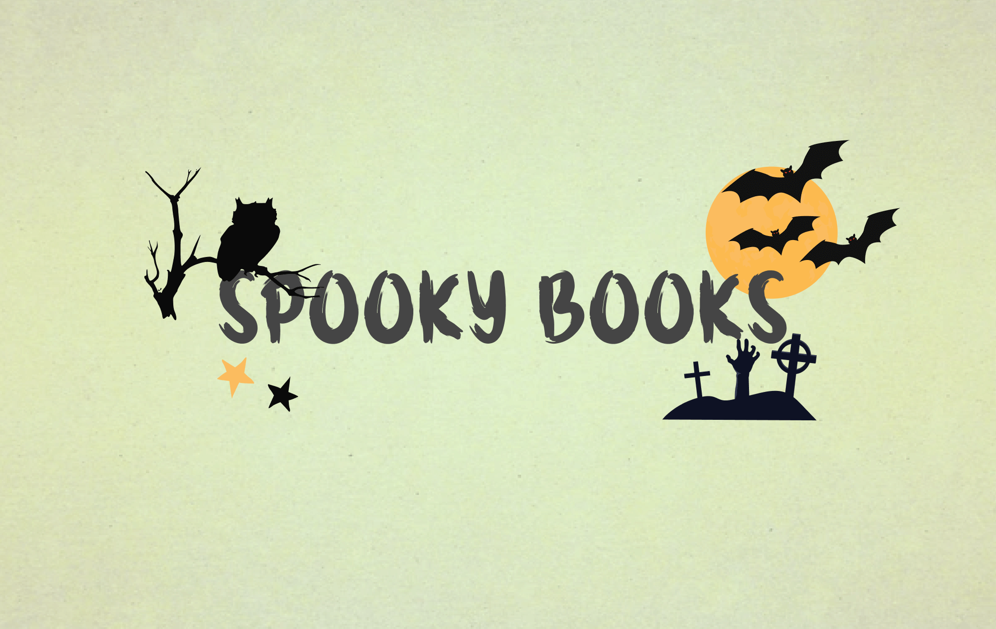 Graphic with spooky theme 