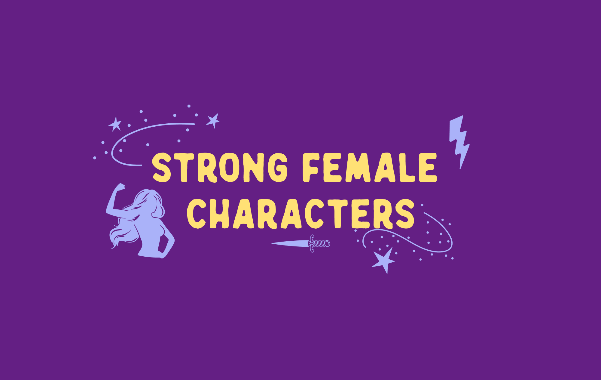 Graphic with strong female theme