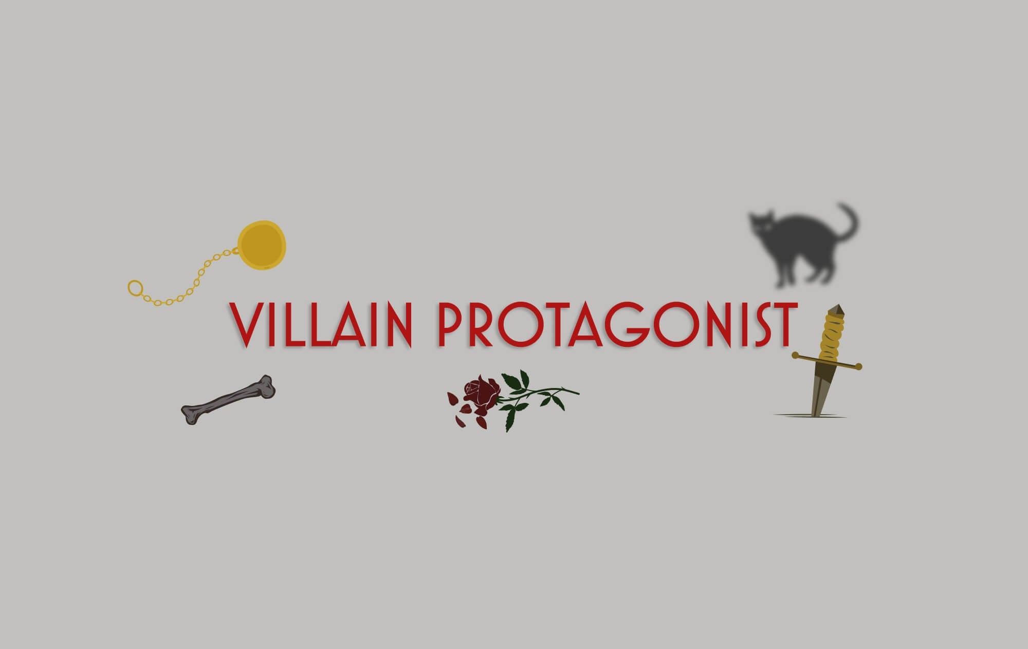 Graphic with Villains theme