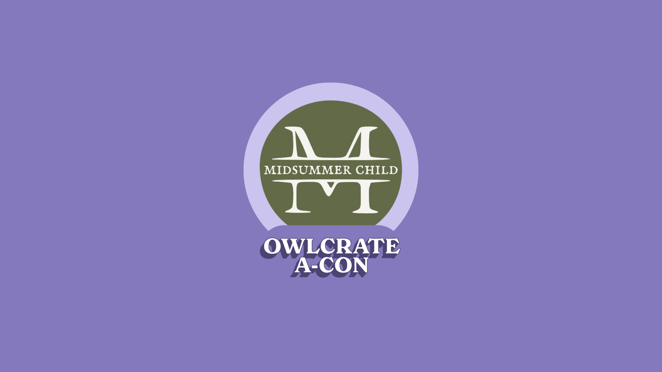 Midsummer Child  logo on purple background