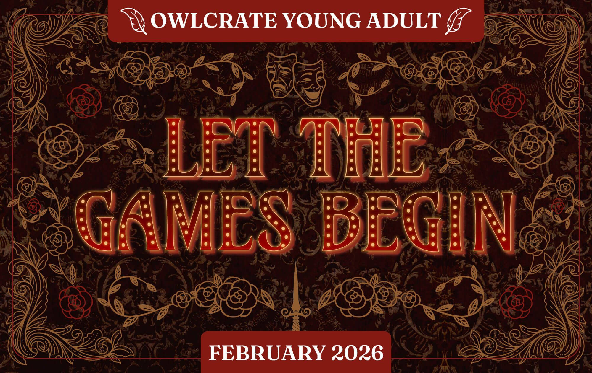  LET THE GAMES BEGIN OwlCrate YA theme