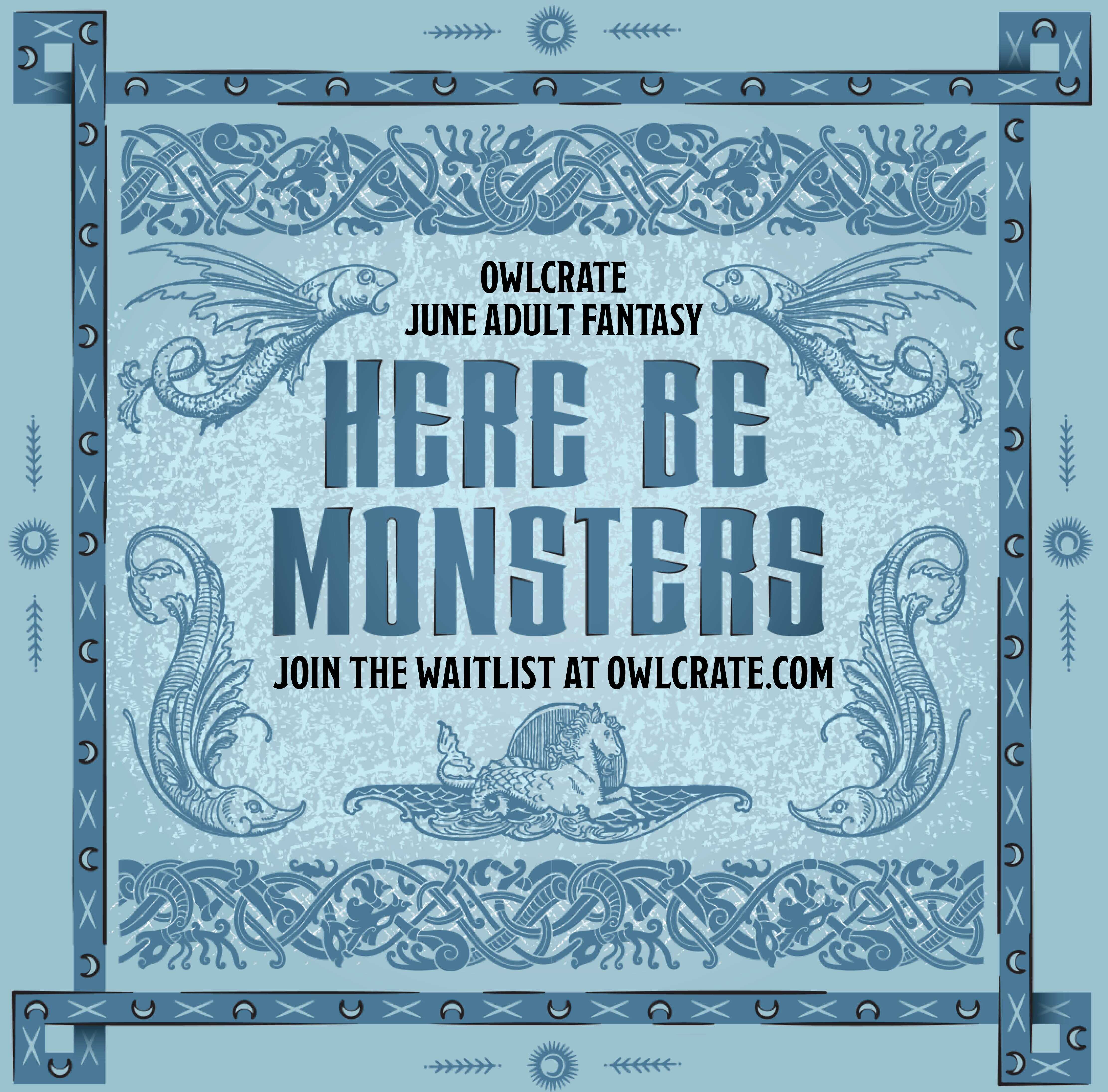 Here Be Monsters Adult Fantasy Theme