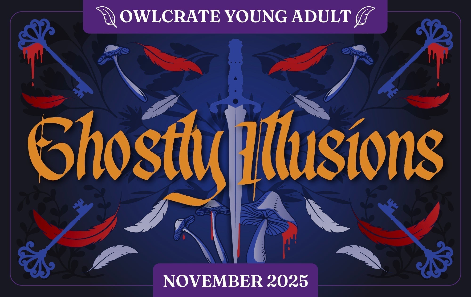 GHOSTLY ILLUSIONS OwlCrate YA theme