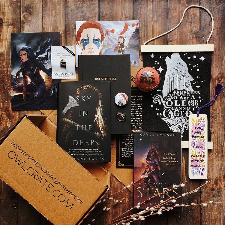 OwlCrate May 2018 'FIGHT LIKE A GIRL' Box