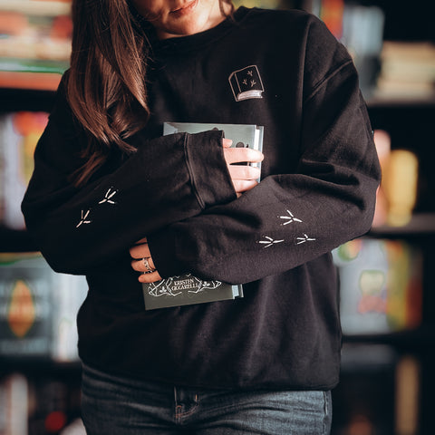 Book Print Sweatshirt
