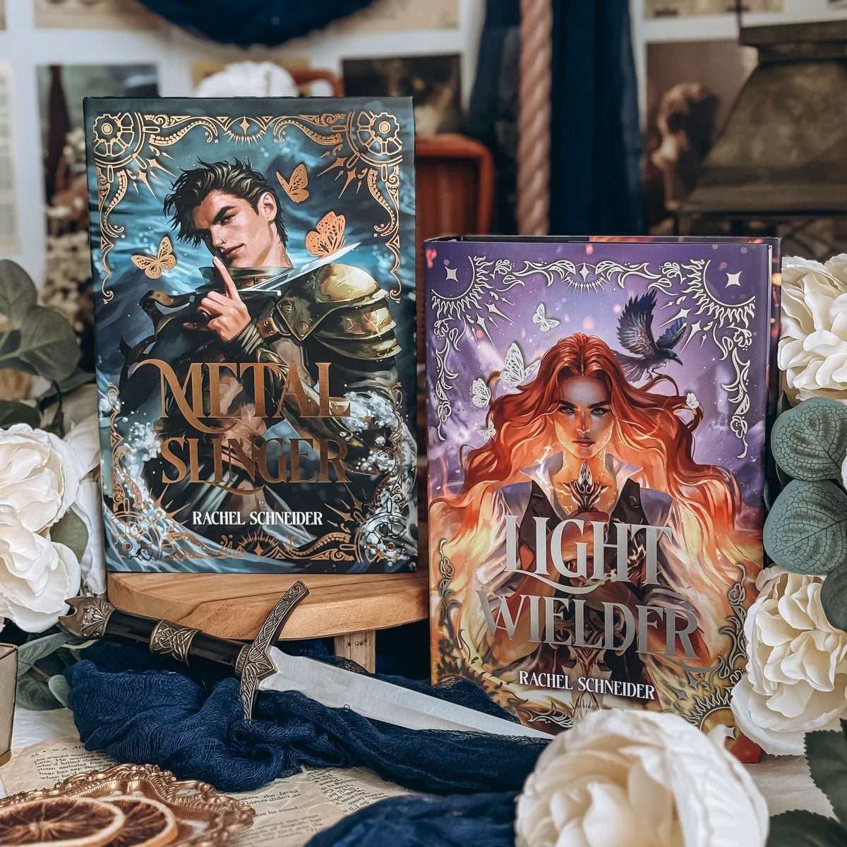 Fire & Metal Book Set (Exclusive OwlCrate Editions)