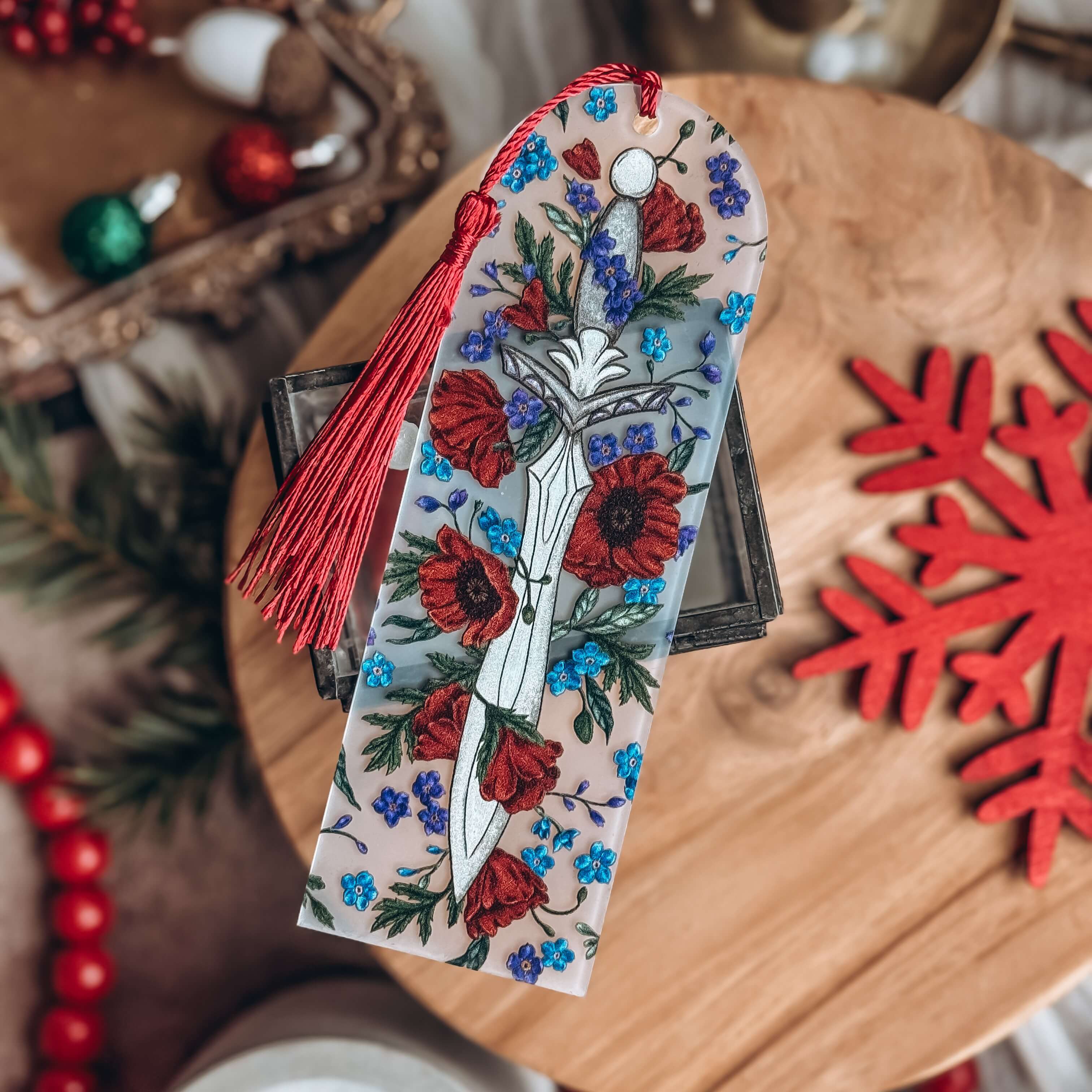 Powerless acrylic bookmark