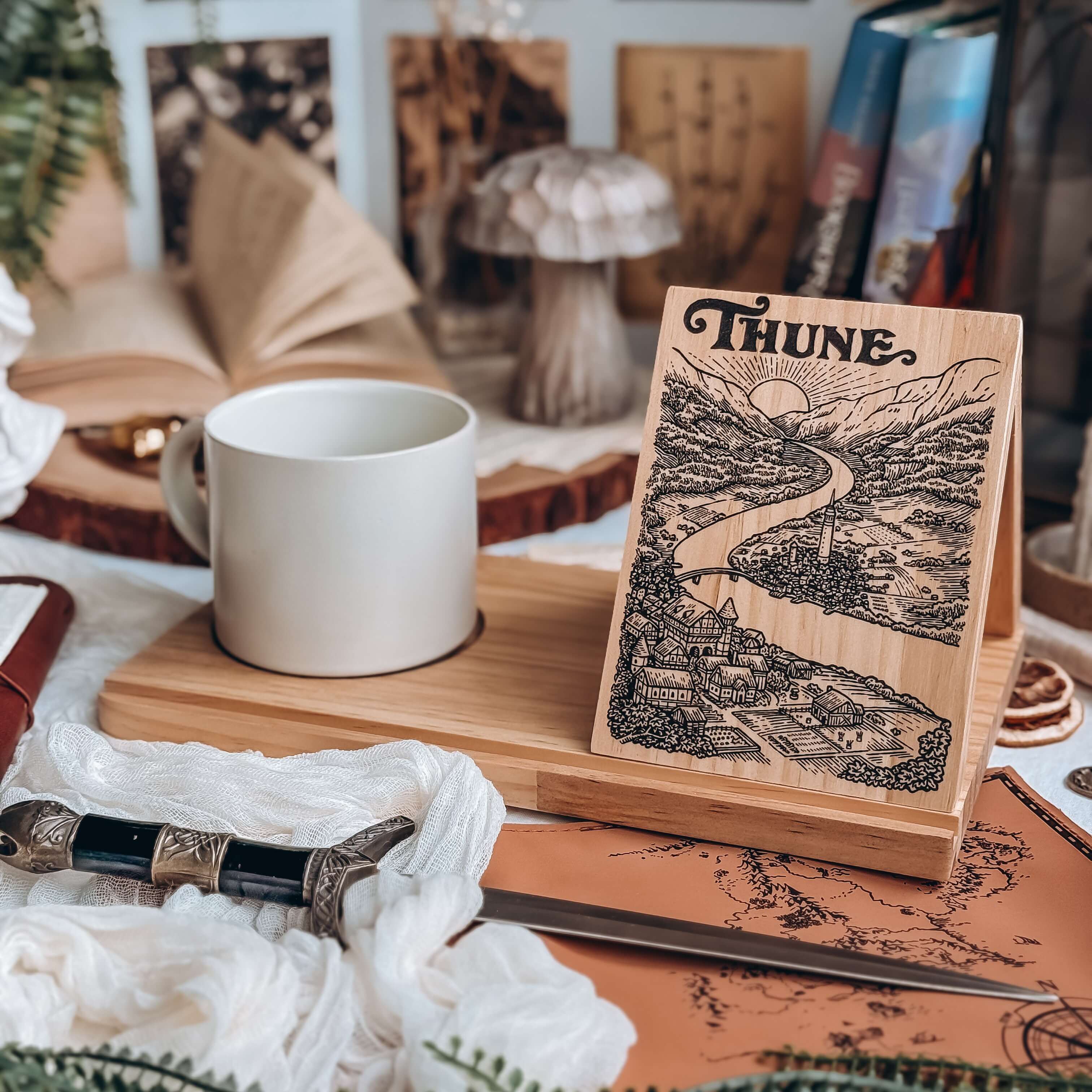 Legends & Lattes book nook