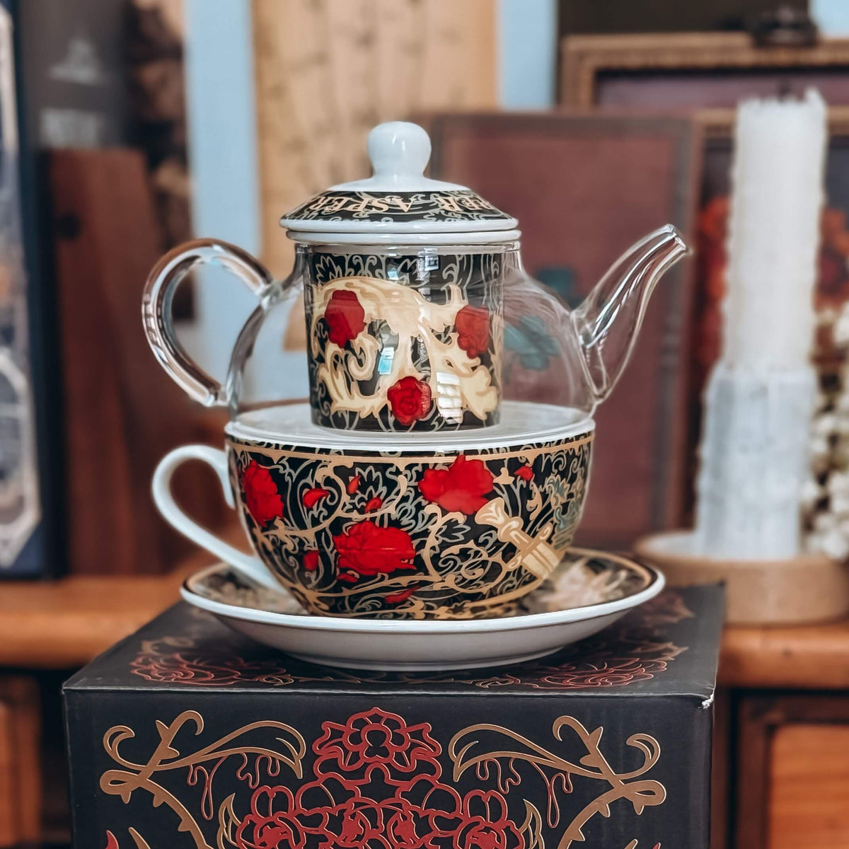 If We Were Villains tea set