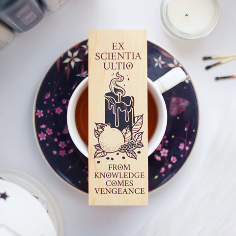 From Knowledge Wooden Bookmark
