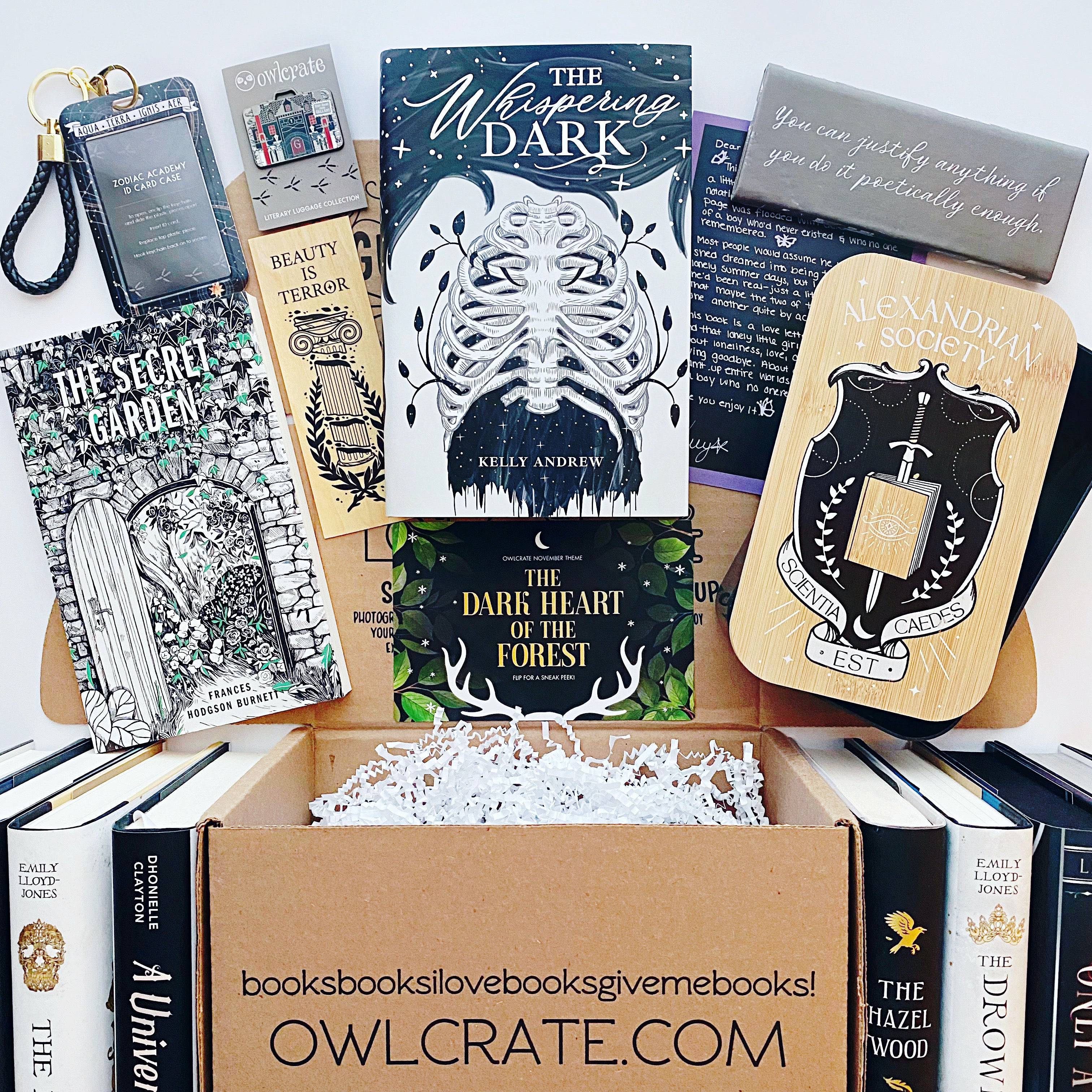 OwlCrate 'A STUDY IN SHADOWS' Box
