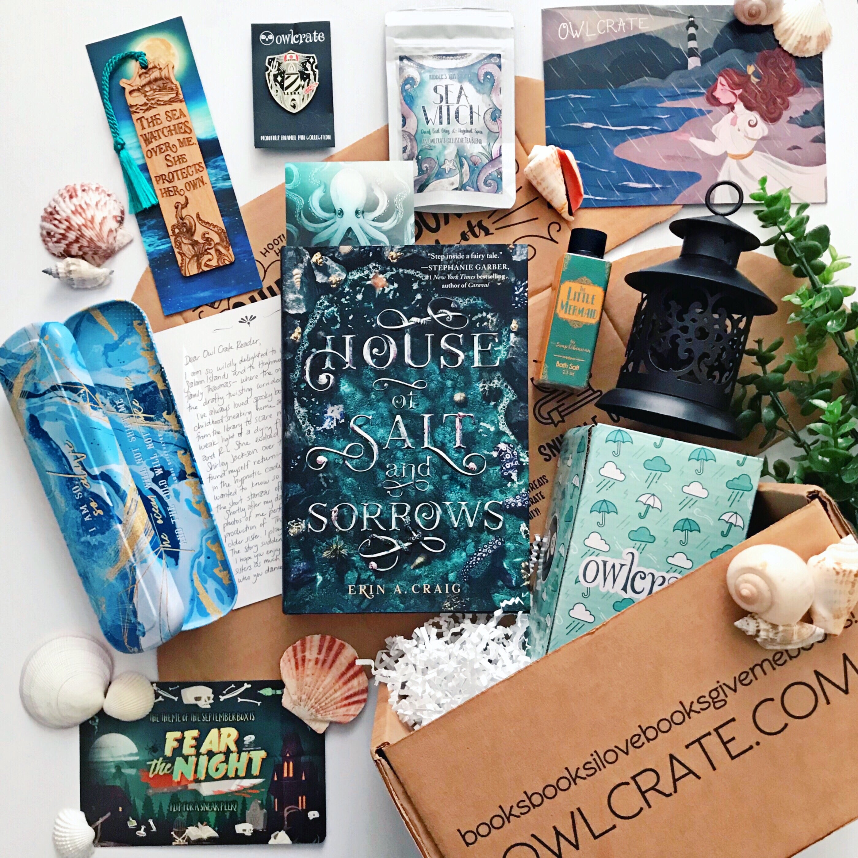 OwlCrate August 2019 'STORMS & SEAS' Box