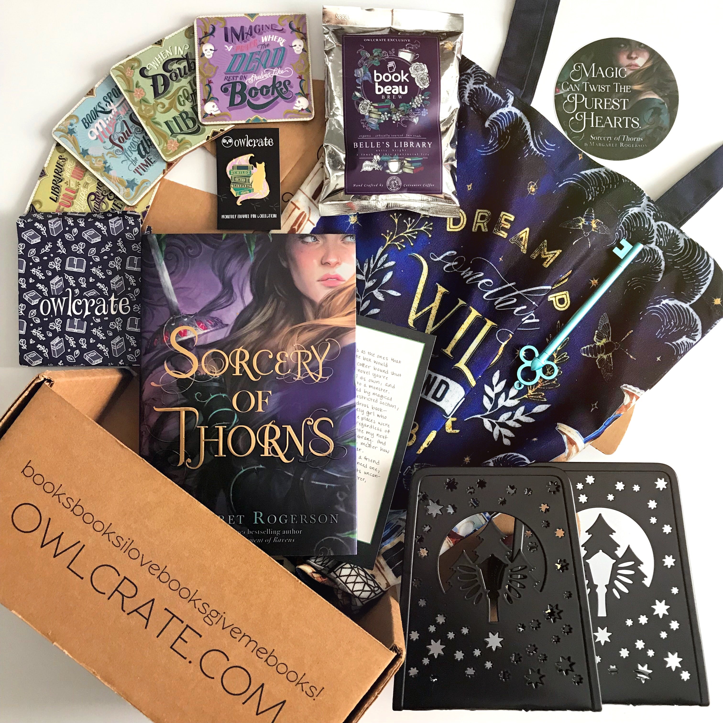 OwlCrate June 2019 'LIBRARIES OF WONDER' Box