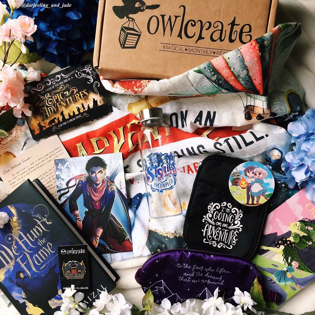 OwlCrate May 2019 'EPIC ADVENTURES' Box