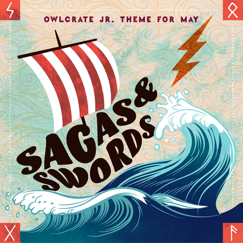 OwlCrate Jr 'SAGAS & SWORDS' Box