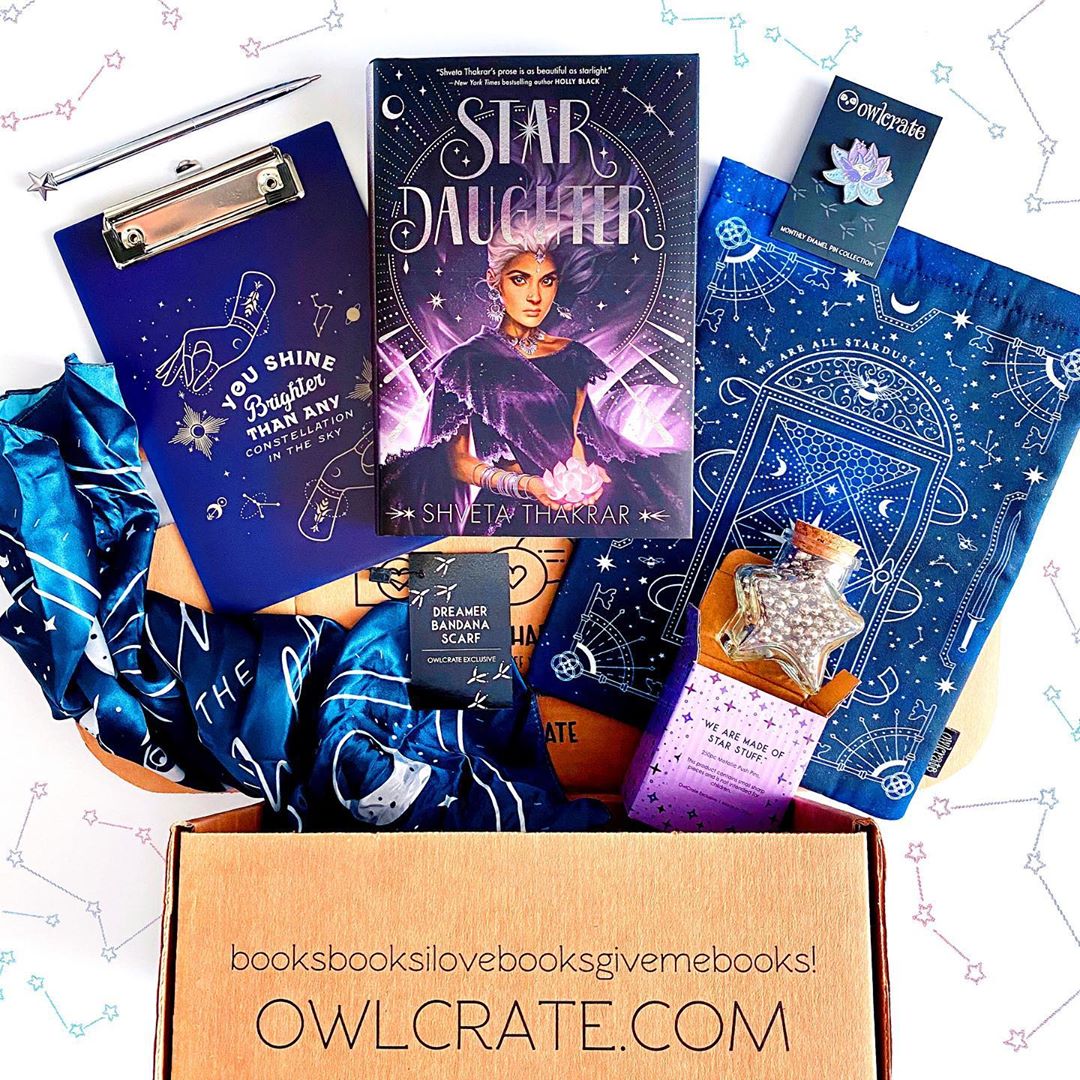 OwlCrate August 2020 'WRITTEN IN THE STARS' Box