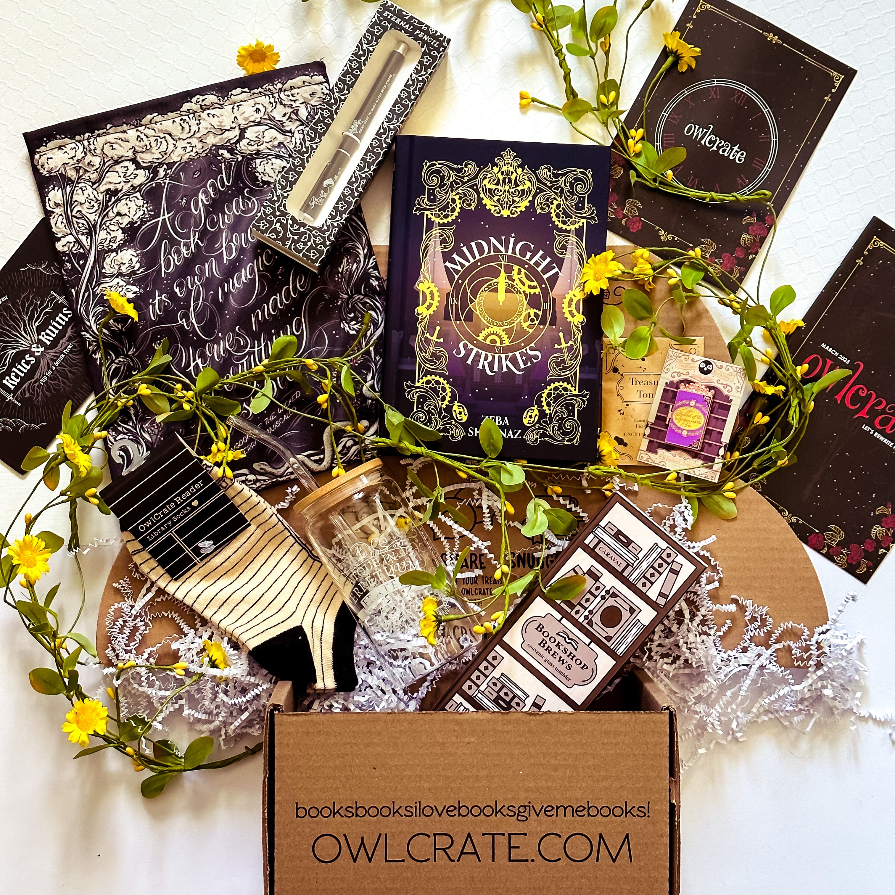 OwlCrate 'LET'S REWRITE HISTORY' Box