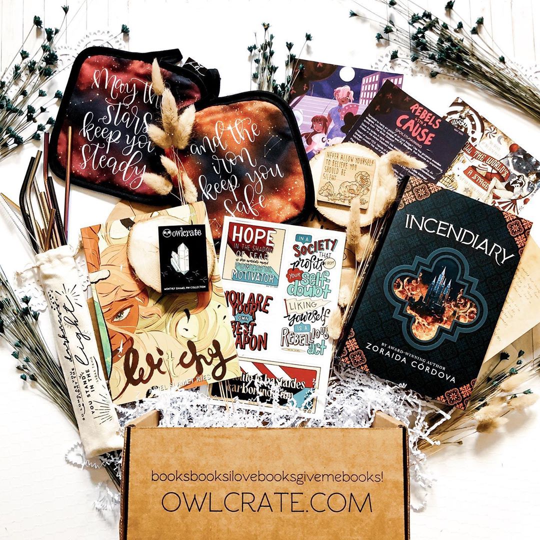 OwlCrate May 2020 'REBELS WITH A CAUSE' Box