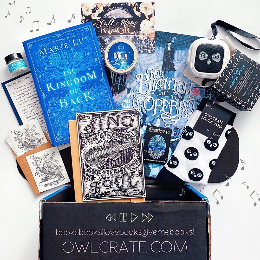 OwlCrate March 2020 'MUSIC OF THE NIGHT' Box