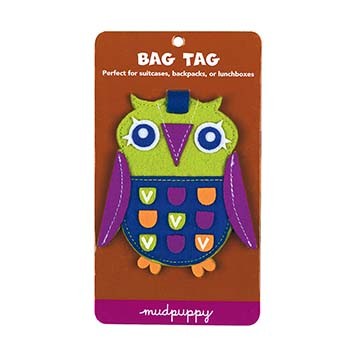 Owl Luggage Tag