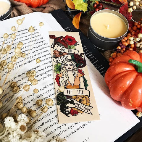 Mother of Dragons Wooden Bookmark