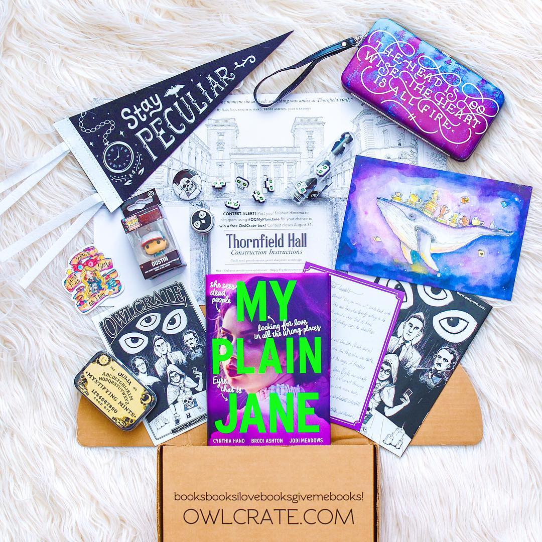 OwlCrate July 2018 'STRANGE AND UNUSUAL' Box