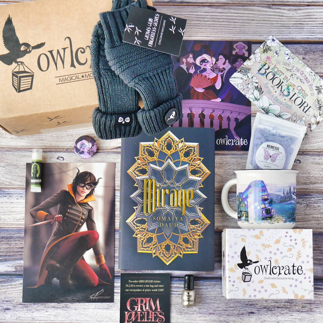 OwlCrate September 2018 'MASTERS OF DISGUISE' Box
