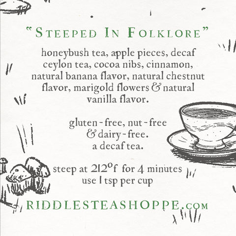 'Steeped in Folklore' Tea - Sample Bag