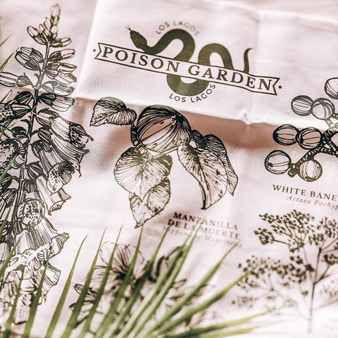 Poison Garden Tea Towel